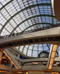 Mall of the Emirates в Дубае - Купол и переходы