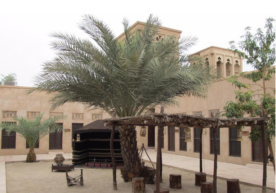 Музей верблюда в Дубае - Дворик