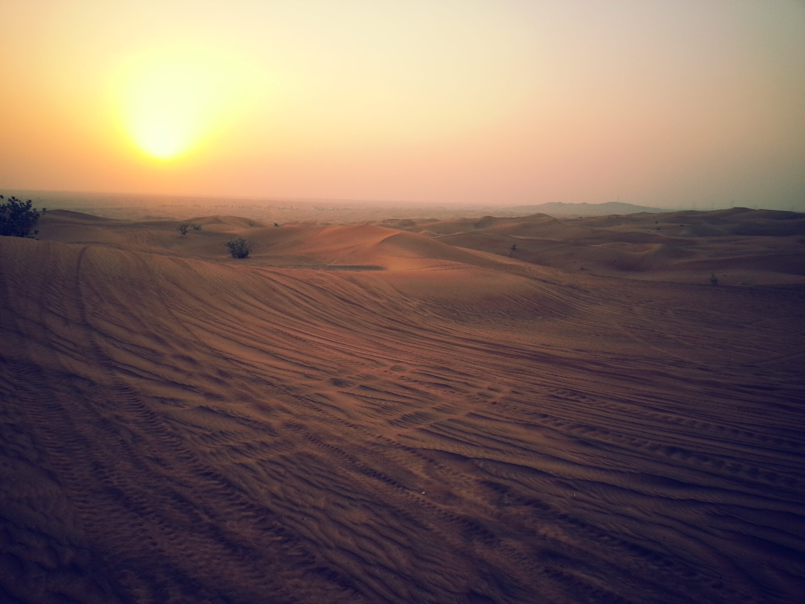 Сафари в Дубае - Закат в пустыне