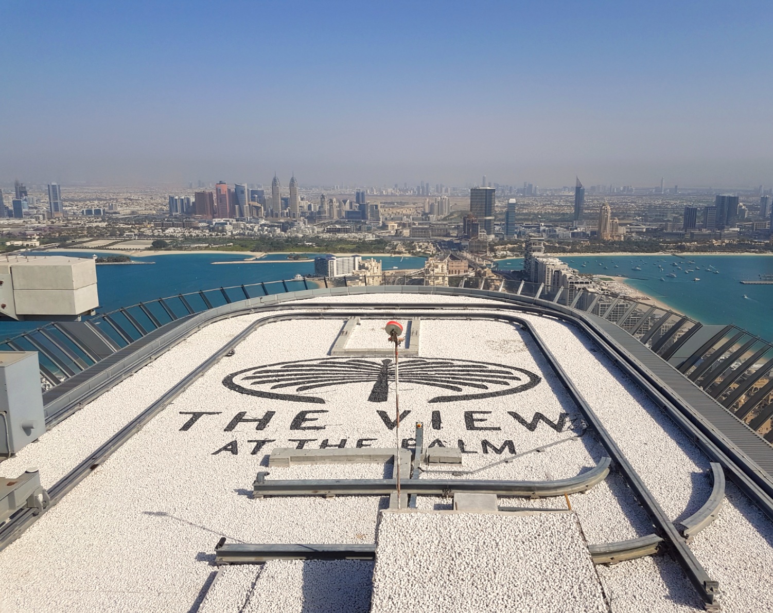 Смотровая площадка View at The Palm в Дубае - Вид с 54 этажа