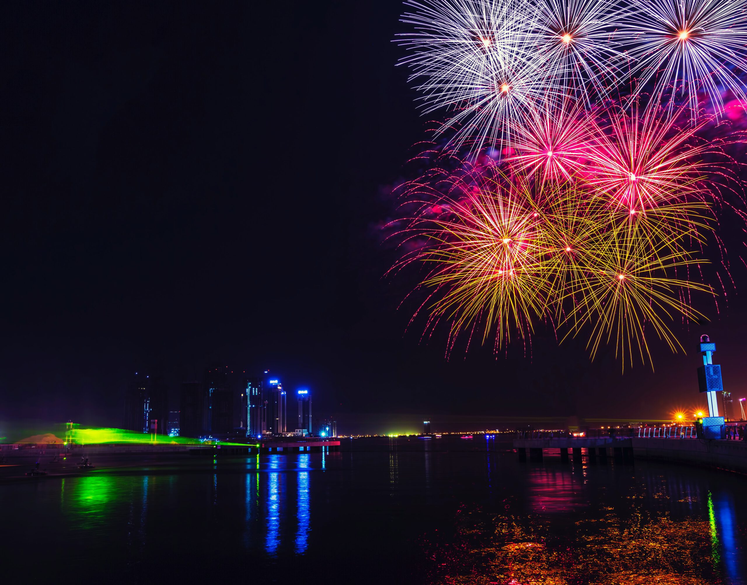 Новый год в Дубае - Фейерверк Фестивал Сити Молл