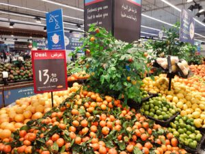 Супермаркеты в Дубае - Фрукты
