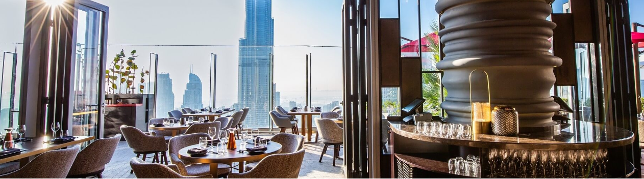Лучшие бары на крыше в Дубае - Cé La Vi в Дубае