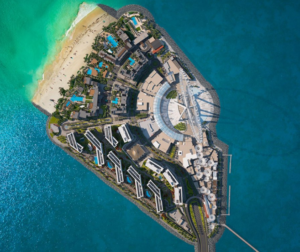 Остров Блю-Вотерс в Дубае - Вид на Блю-Вотерс сверху