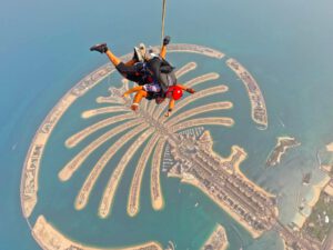 Прыжок с парашютом в Дубае - Свободное падение