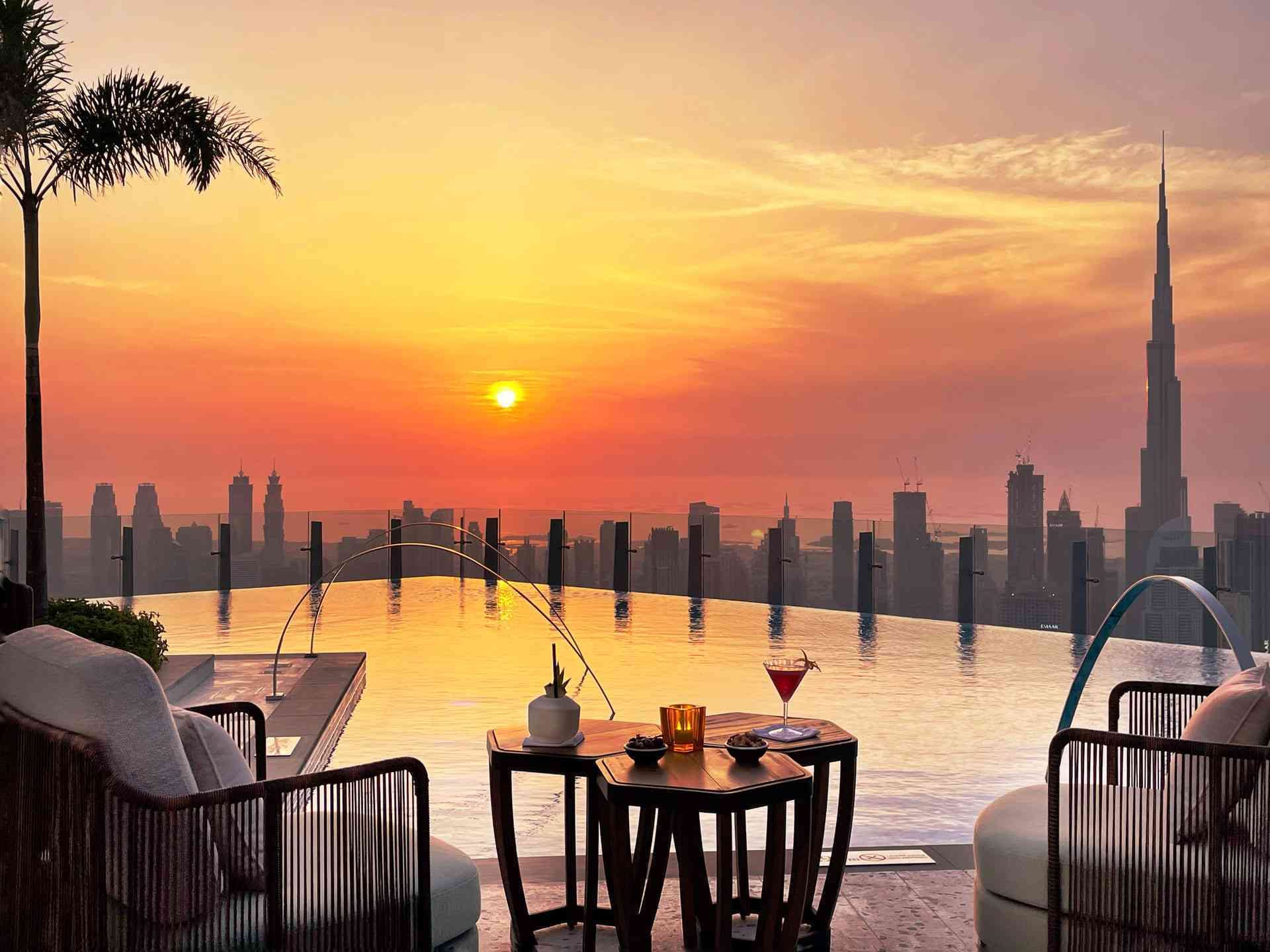 День всех влюбленных в Дубае - Романтический закат