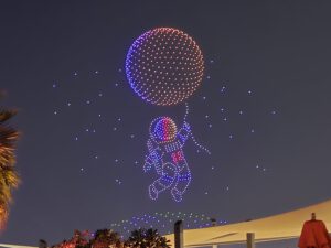 Шоу дронов DSF в Дубае - Дроны в небе